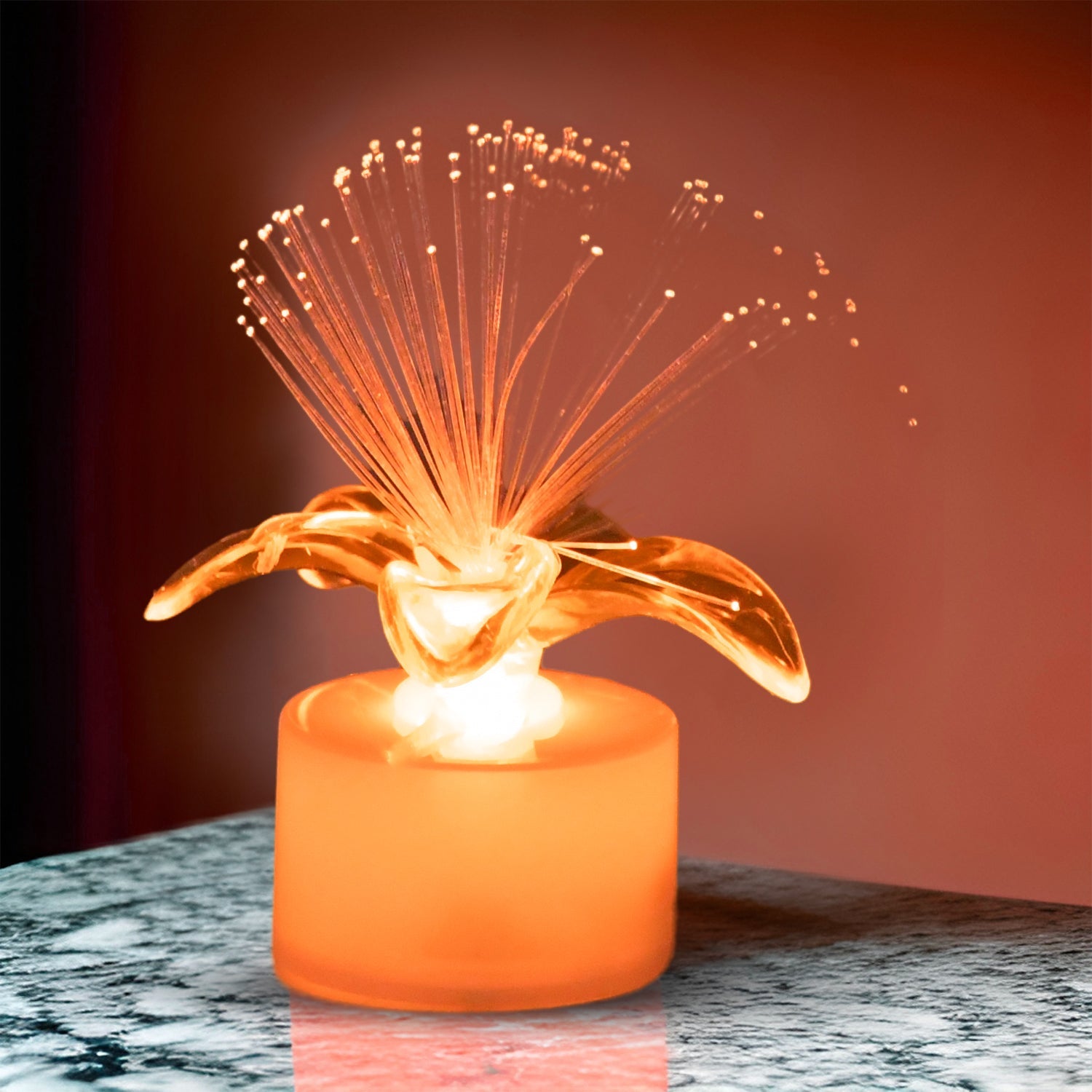 Fiber Optic Light, Mini Color Change LED Table Centerpieces, Light Up Candle, Diwali - Pack of 12 Fiber Optic Light, Mini Color Change LED Table Centerpieces, Light Up Candle, Diwali - Pack of 12